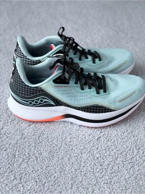 Saucony Woman’s Light Blue Running Shoes - Speed & Cushion